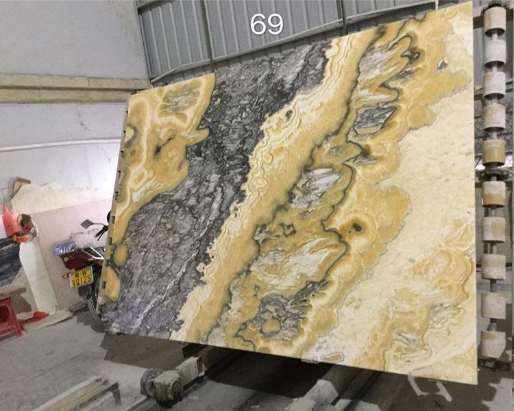 Black Veins Yellow Onyx (8)