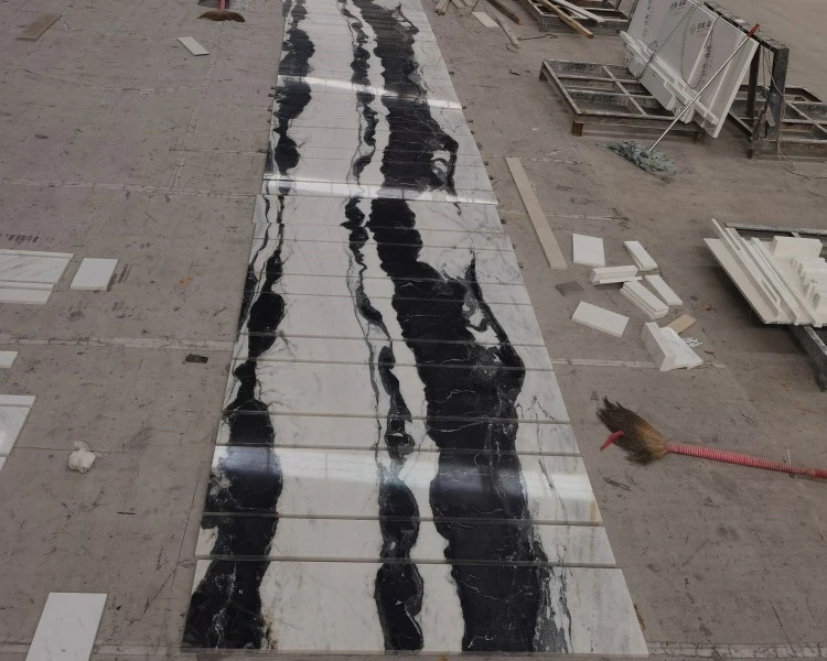 Panda White Marble Flooring Tiles Panda White Marble Flooring Tiles