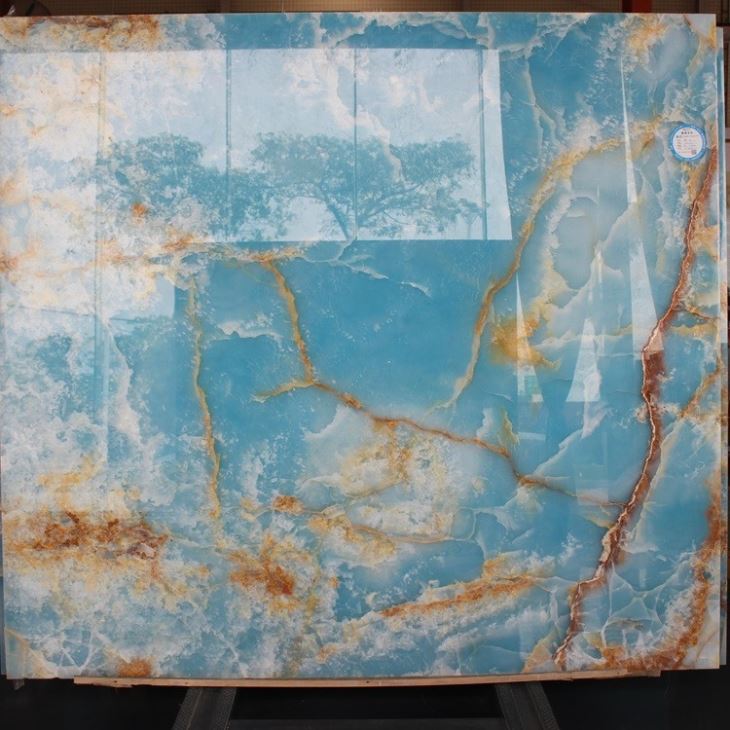 Pure Blue Onyx Slabs (3)