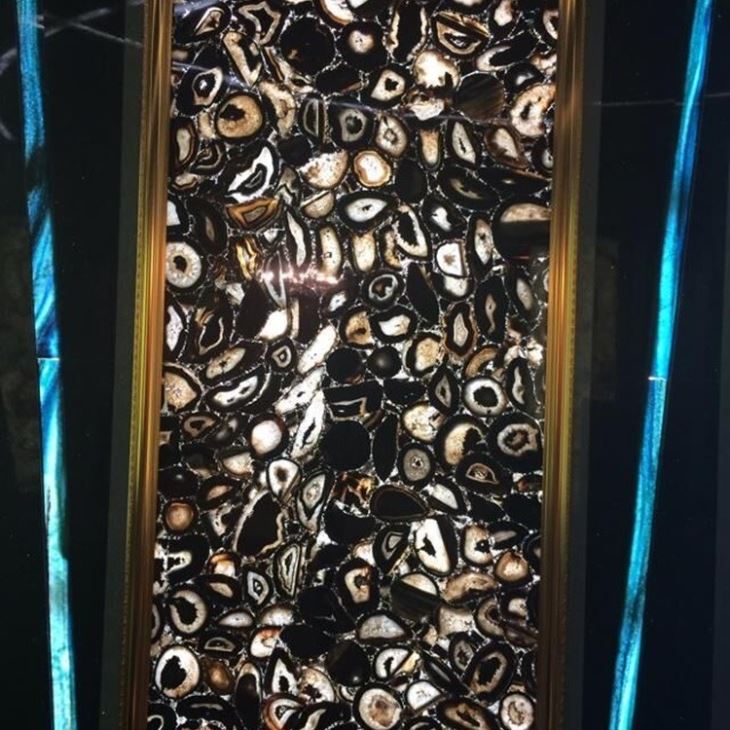 Translucent Black Agate Gemstone Slabs (3) Translucent Black Agate Gemstone Slabs (3)