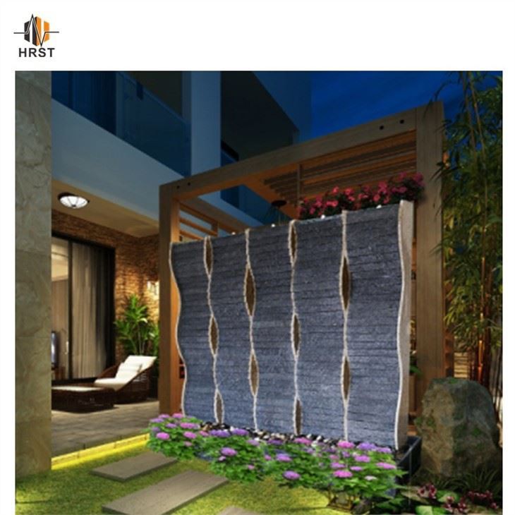 tall waterfall fountain