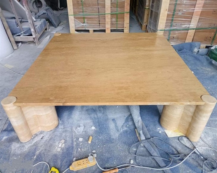 Natural Travertine Table Natural Travertine Table